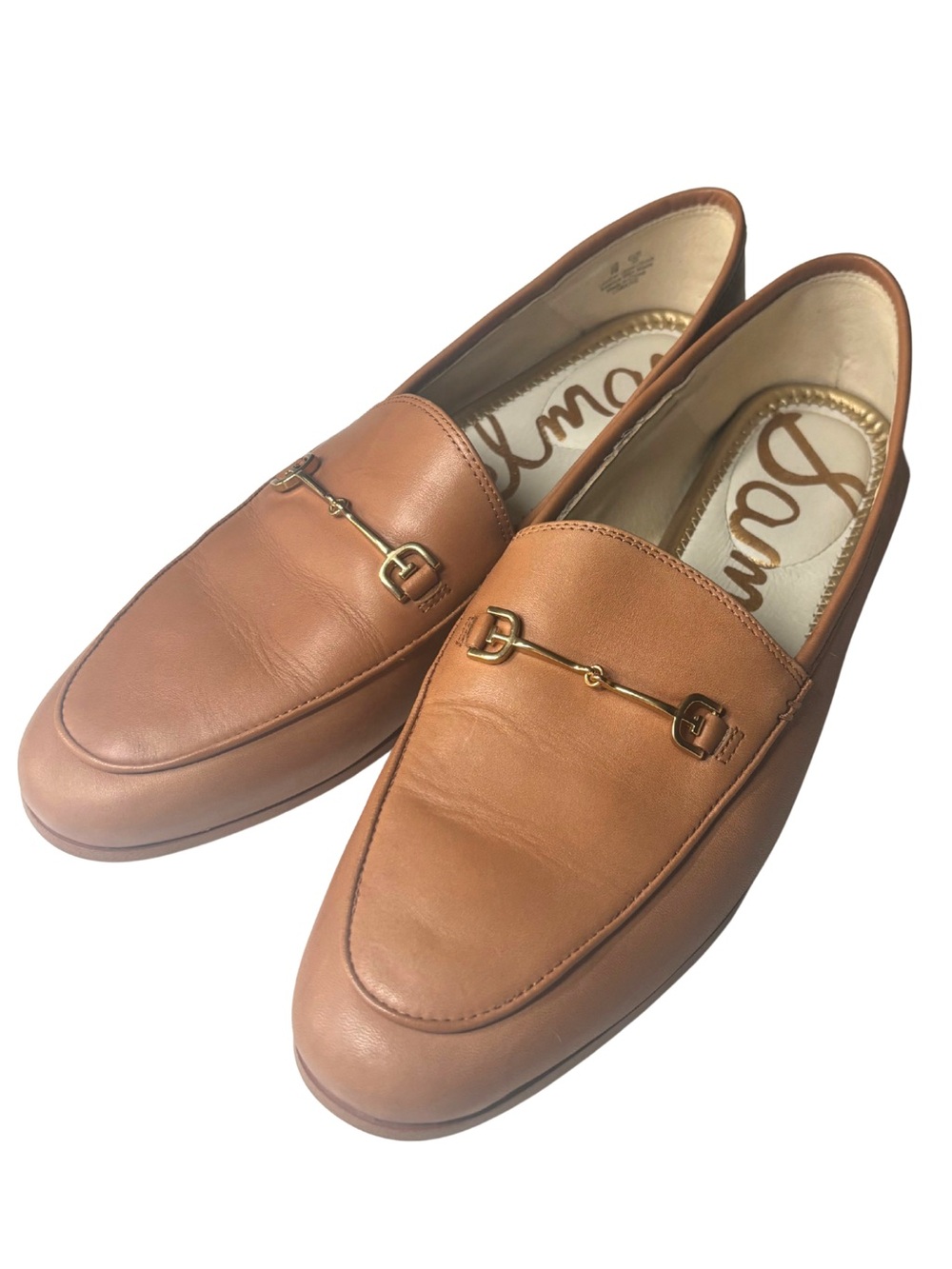 Sam Edelman Loraine Tan Leather Horsebit Loafers Women’s 9M